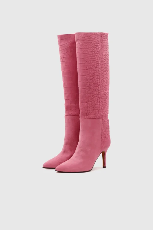 Aura Mock Boots Pink