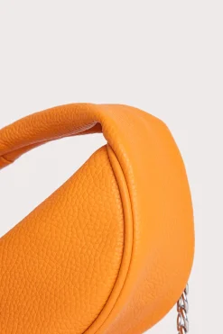 Baby Cush Orange Flat Grain Leather