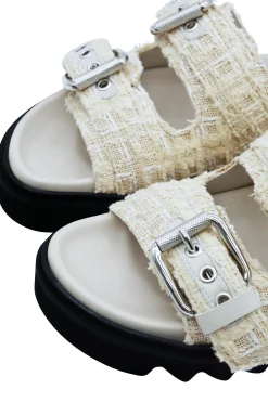 Bolum Tweed Sandals
