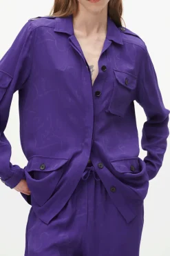 Byron Blouse Purple