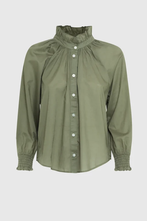 Calisto Shirt Bram Bright Army