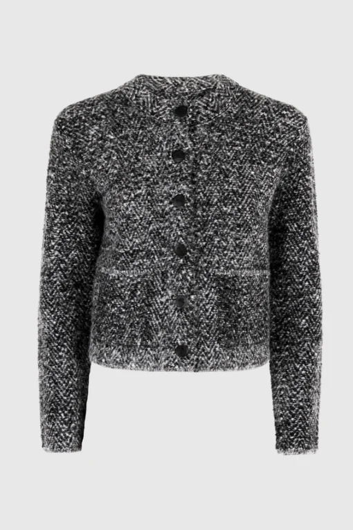Cardigan Herringbone