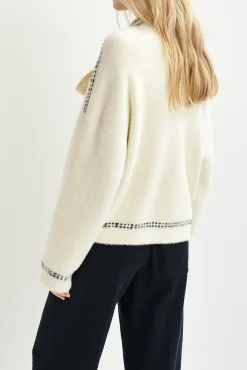 Cardigan Hoops With Bow