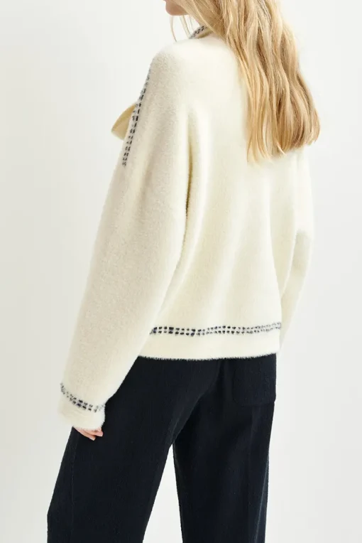 Cardigan Hoops With Bow