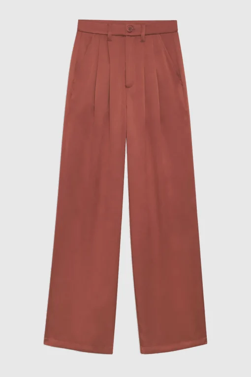 Carrie Pants Terracotta Silk