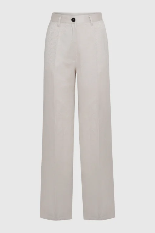 Diagonal Wise Leg Pants Perla