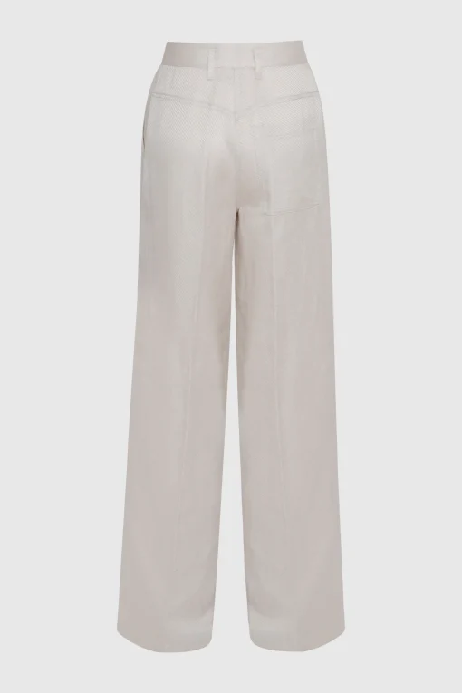 Diagonal Wise Leg Pants Perla
