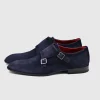 Doppel-Monkstrap Mokassin Dunkelblau