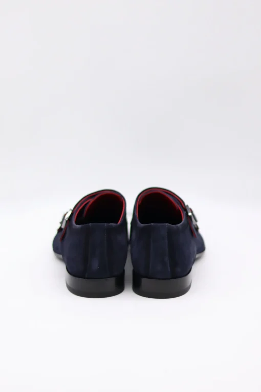 Doppel-Monkstrap Mokassin Dunkelblau