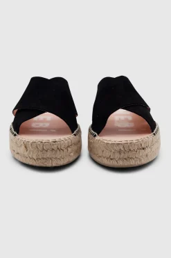 Double Sole X Bands Sandals Black