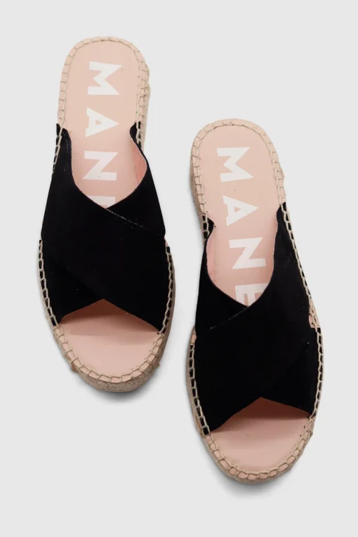 Double Sole X Bands Sandals Black