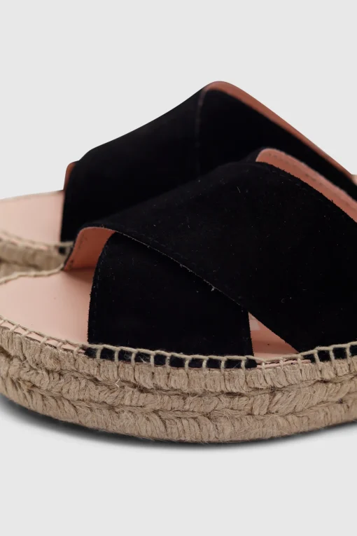 Double Sole X Bands Sandals Black