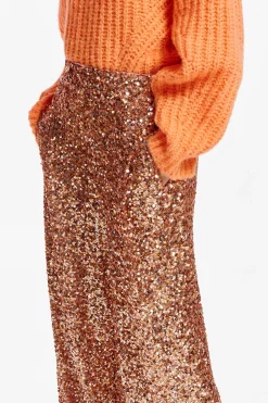 Entry Sequin Pants Tiger Blossom