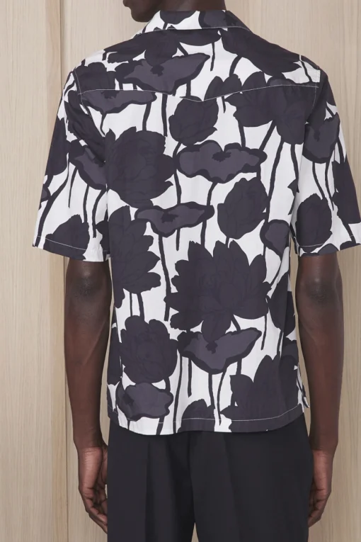 Eren Shirt Ecru/ Black/ Asph