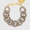 Flat Chain Bracelet Light Taupe