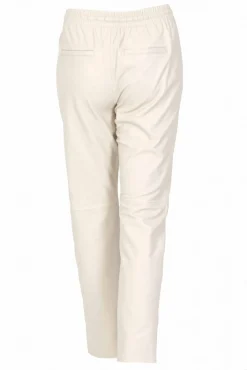 Gift Leather Pants Eggshell