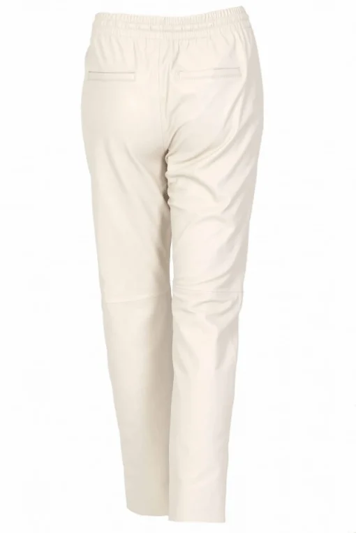 Gift Leather Pants Eggshell