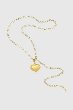 Halskette Long Lariat Heart