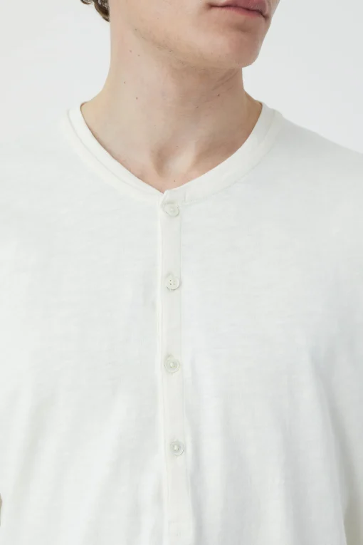 Henley Sweatshirt Ivory