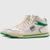 High Sneaker Men White/ Green
