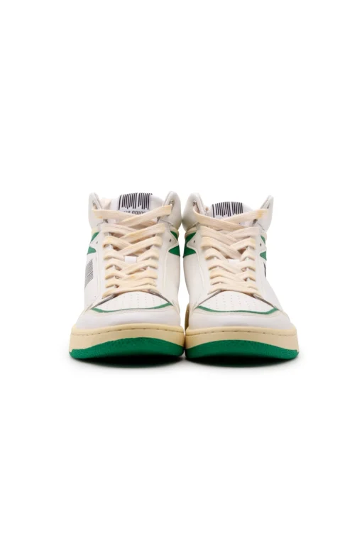 High Sneaker Men White/ Green