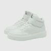 High Top Sporty Sneaker Egret