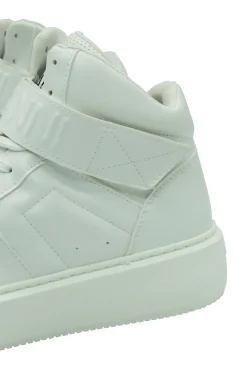 High Top Sporty Sneaker Egret