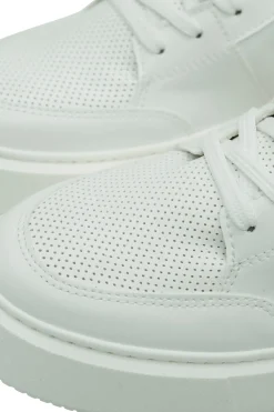 High Top Sporty Sneaker Egret