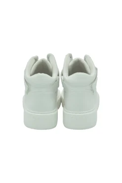 High Top Sporty Sneaker Egret