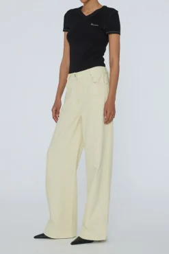 Hose Striped Twill Wide