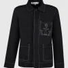 Jacke Contrast Seam Worker