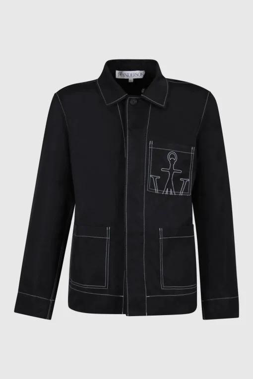 Jacke Contrast Seam Worker