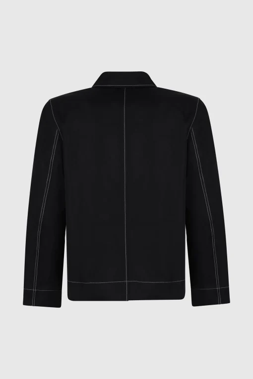 Jacke Contrast Seam Worker