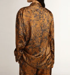 Journey Boyfriend Blouse Golden Brown