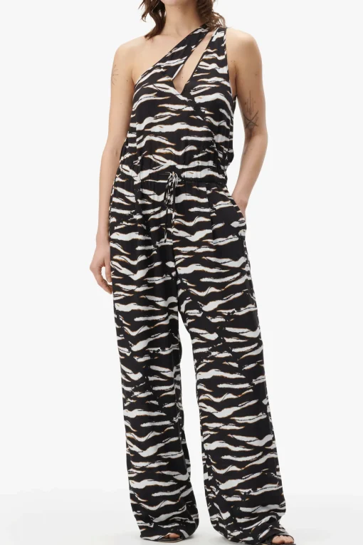 Jumpsuit Daliya Dark Zebra Wave