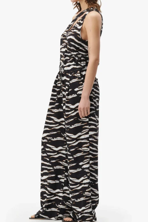 Jumpsuit Daliya Dark Zebra Wave
