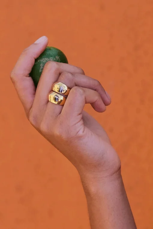 Kaya Stacking Rings Gold