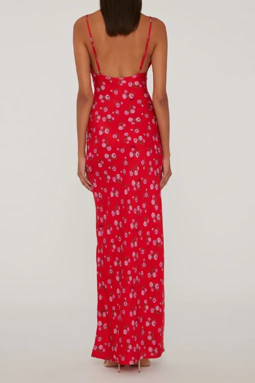 Kleid Printed Maxi
