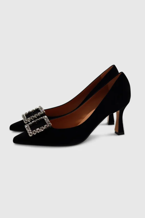 Lilly Pumps Camoscio Nero