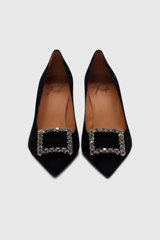 Lilly Pumps Camoscio Nero