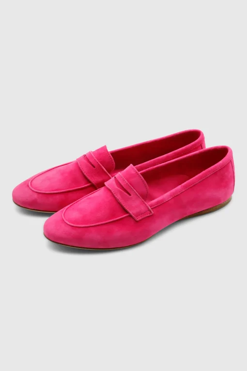 Loafer Camoscio Fuxia