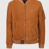 Logan Bomber Jacket Cognac