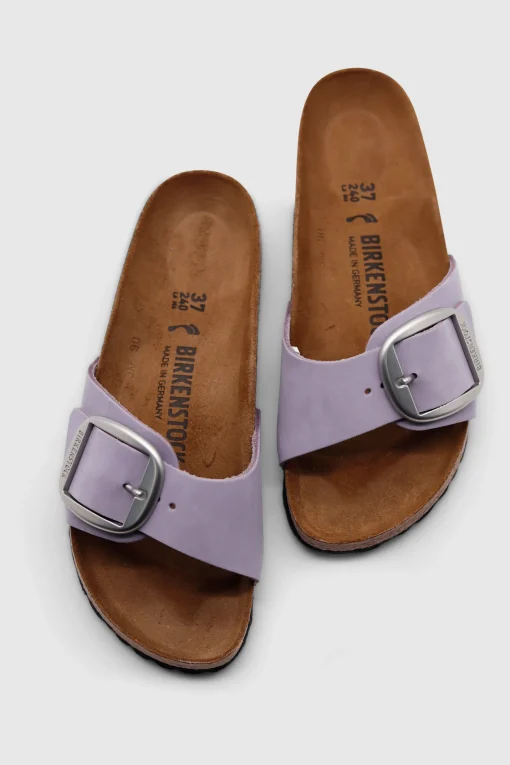 Madrid Big Buckle Sandals Purple Fog