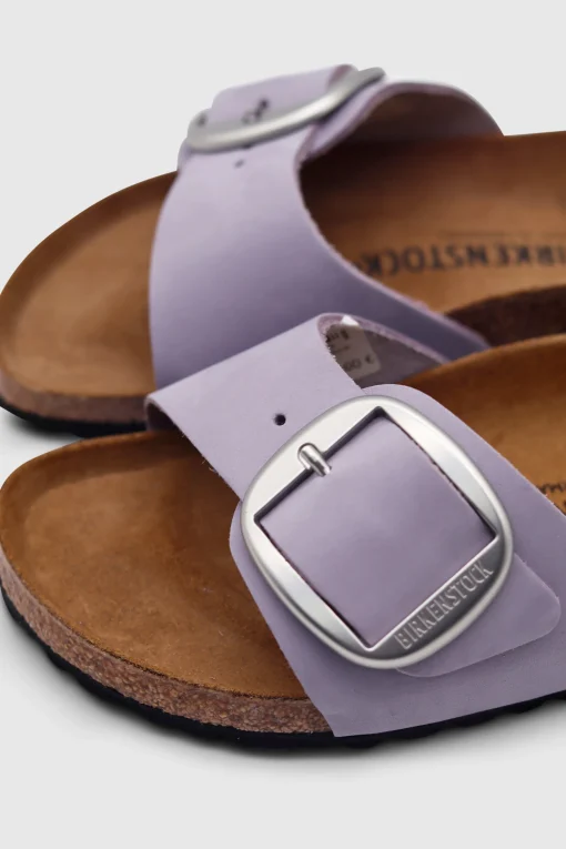 Madrid Big Buckle Sandals Purple Fog