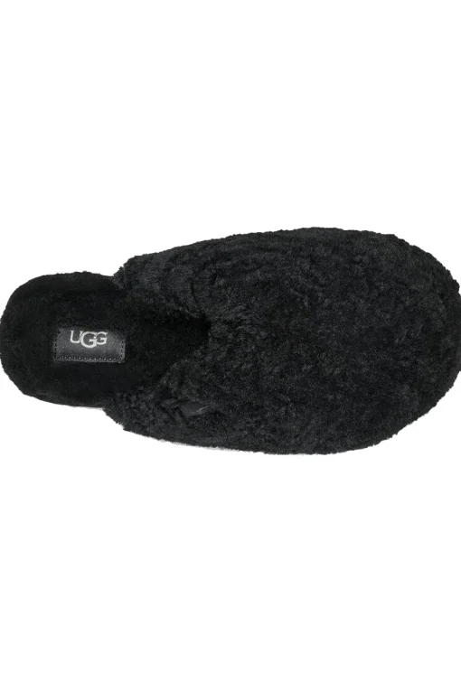 Maxi Curly Slides Black