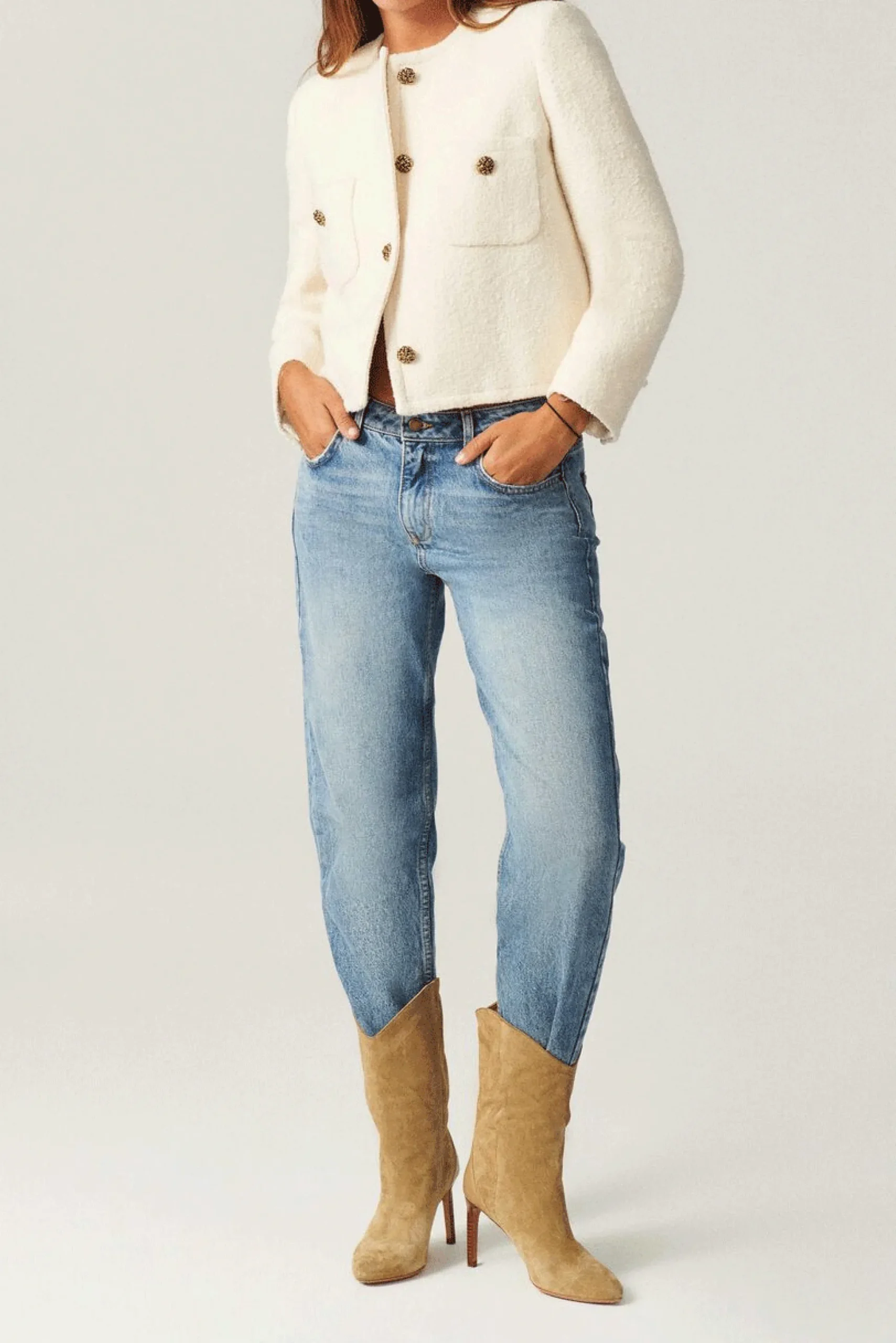 Meredith Jacket Ecru