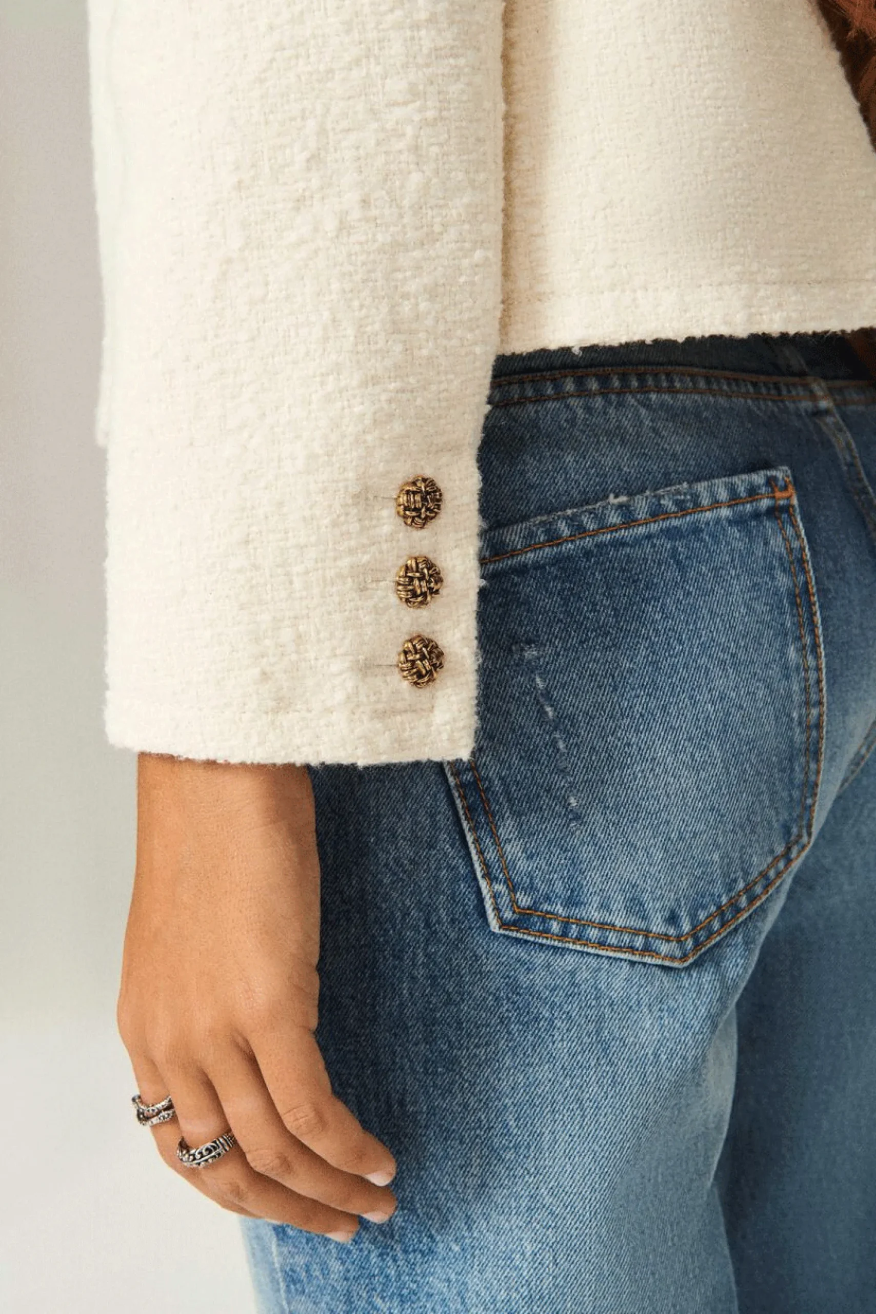 Meredith Jacket Ecru