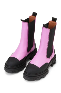 Mid Chelsea Boots Pink