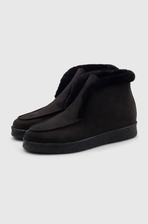 Montone Boots Nabuk Nero