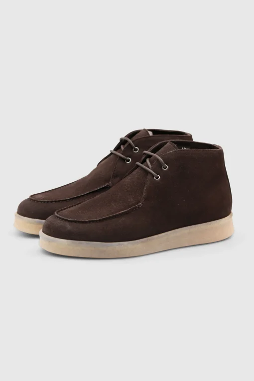 Montone Lace Boots Valencia Moka